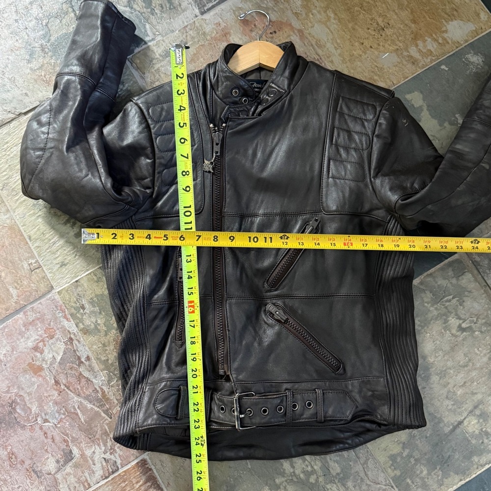 Vintage Hein Gericke Harley-Davidson Leather Biker Jacket 42 - Picture 7 of 12